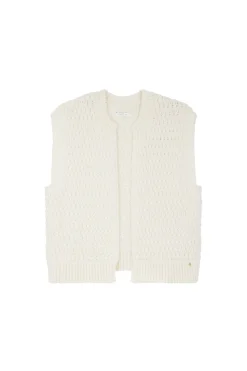Gilet sans manches Aster Creme