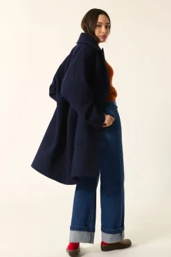 Manteau Yasmine Marine