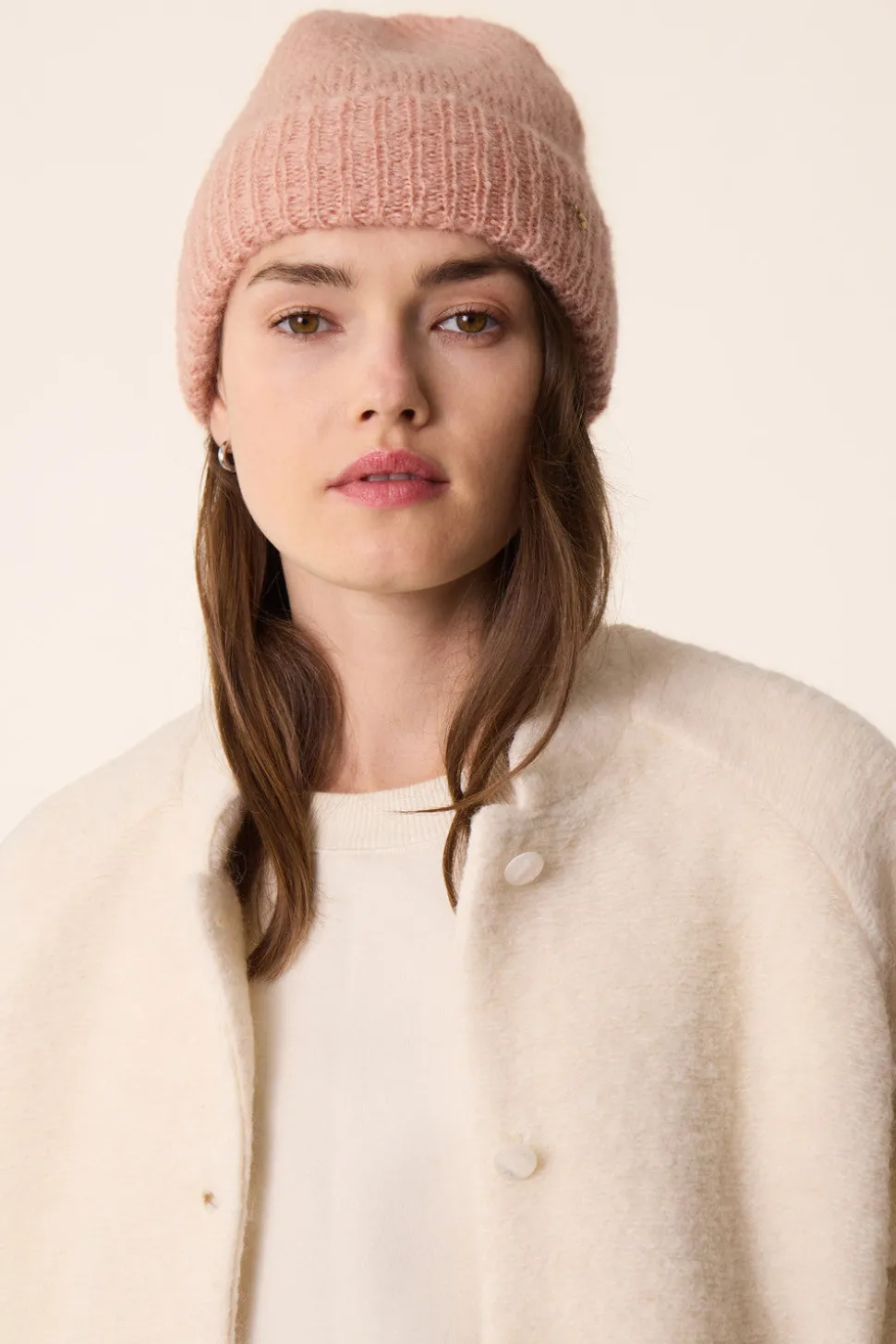 Veste maille Hildou Creme