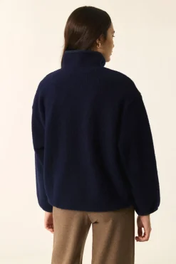 Veste maille Zlavina Marine